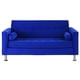 thumbnail image 1 of Sofa Retro 3 Cuerpos Felpa 12 Azul, 1 of 5