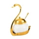 thumbnail image 5 of Contenedor De Azúcar, Bote De Porcelana, Contenedor De Especias Para Buffets De Boda De Azúcar, Oro, 5 of 5