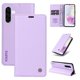 thumbnail image 1 of Funda Billetera de Cuero para Samsung Galaxy A56 5G con Tarjetero y Soporte - Tapa Magnética Morado, 1 of 6