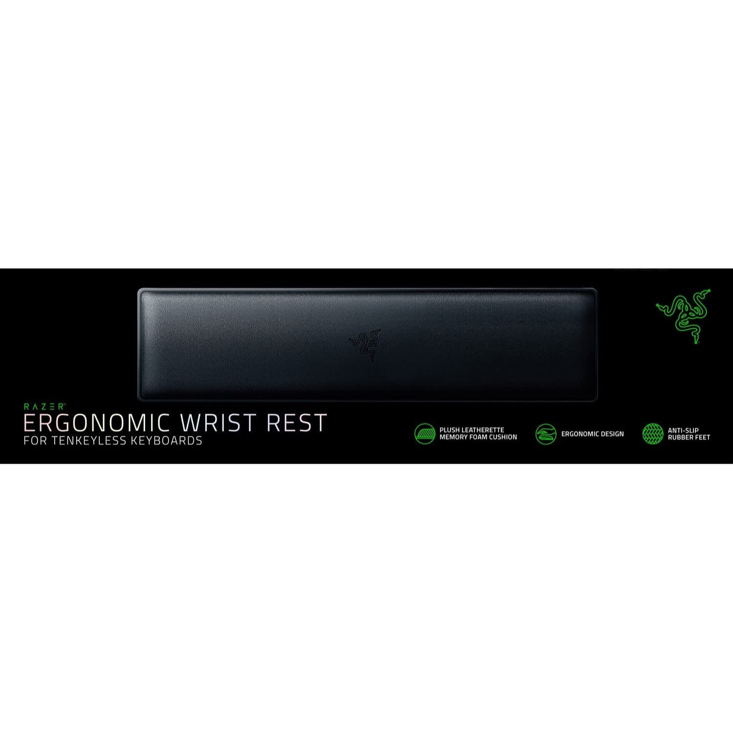 Reposamuñecas Ergonómico Razer Para Teclados Sin Teclado Numérico De Cuero