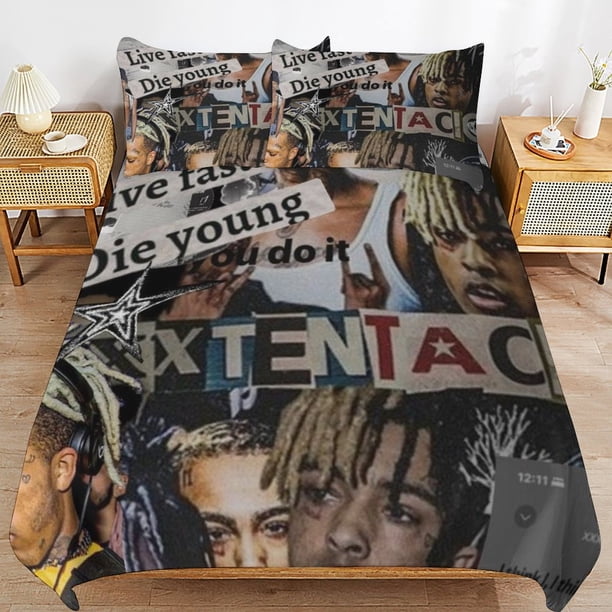 XXXTentacion Comfortable Sleep Feel Long Thread Finish Zipper Setup Practical Bed Duvet Cover Sets Detail