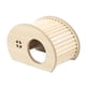thumbnail image 3 of Escondite de hámster lavable, accesorios para jaulas, juguetes de jaula para masticar, casa de hámster de madera, escondite de hámster para hámsteres, Media vuelta, 3 of 5