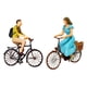 thumbnail image 2 of 1/64 Figuras De Personas Peque?as Personas Montando En Bicicleta Modelo Azul Y Verde, 2 of 4