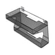 thumbnail image 5 of Rack De Enrutador De Soporte De Estante De Enrutador Colgante De Pared Para Cajas De Medios Controles Remotos 30cmx10cmx20cm, 5 of 5
