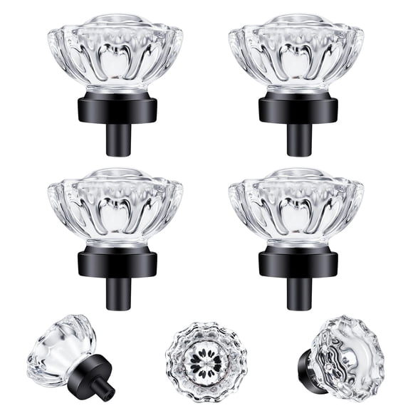 Perillas Para Cajones De Cristal Vintage 37 X 36 Mm