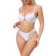 thumbnail image 4 of INSPIRA CHIC Conjunto de 2 Piezas para Mujeres Conjuntos de Lencería de Encaje Sujetador con Aros y Cierre Frontal y Braguitas de Talle Bajo S Blanco, 4 of 4