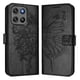 thumbnail image 2 of Funda cartera mariposa para Motorola Moto G67 Power con soporte y ranuras para tarjetas Negro, 2 of 6