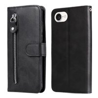Gangxun - Funda Con Cremallera Para Iphone 16E, Carcasa Cartera De Cuero Pu Con Soporte Y Tarjetero