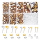 thumbnail image 5 of 2000 Postes Y Respaldos Para Aretes, Tapones Para Los Oídos, Suministros Para Manualidades, Juego Para Hacer Aretes, Oro Plateado, 5 of 5