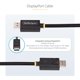 thumbnail image 4 of Cable DisplayPort VESA DP40 2.1 de 3 pies, 8 K, 60 Hz, VESA, 4 of 6