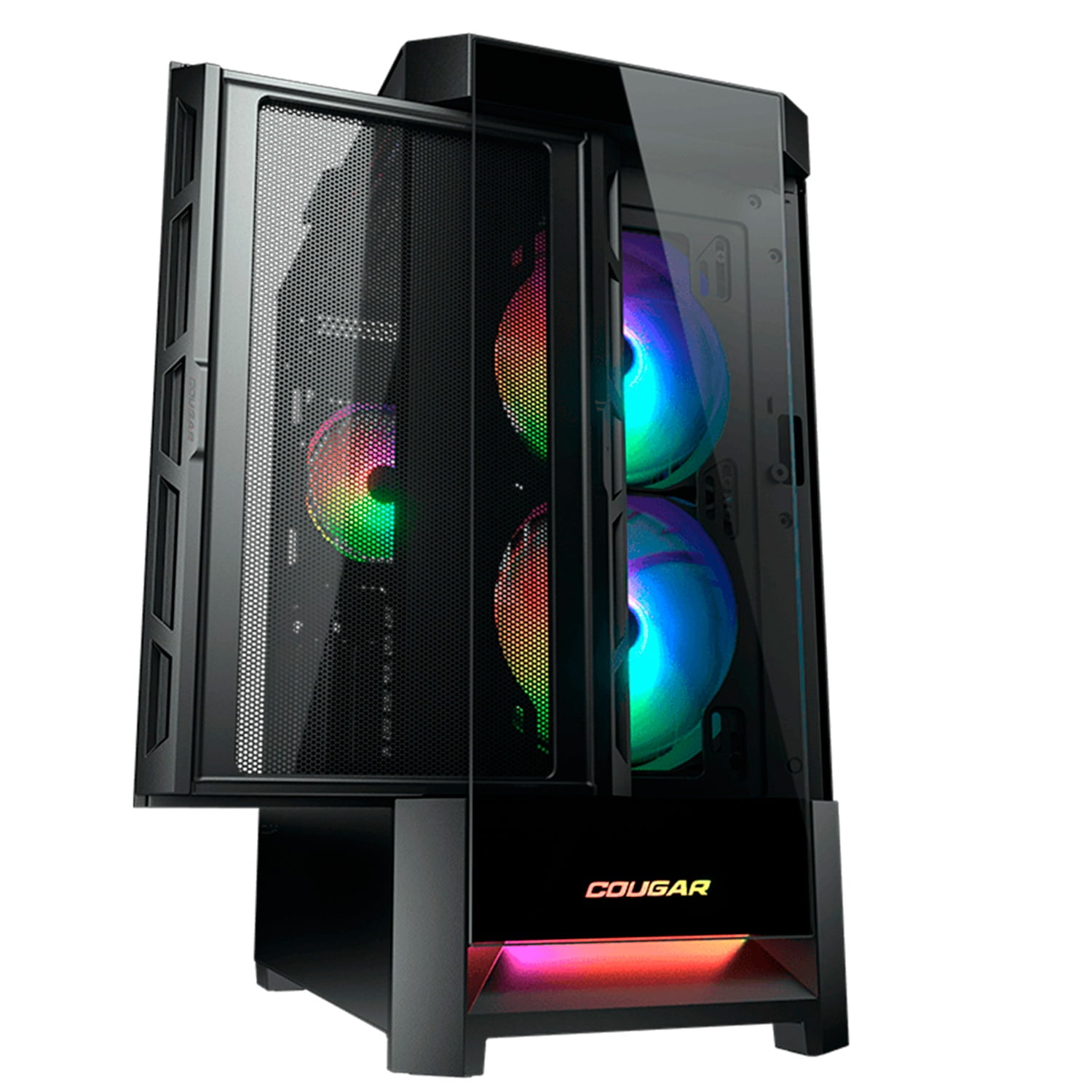 Gabinete Gamer Cougar Duoface Rgb Black