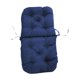 thumbnail image 3 of Cojín De Silla De Respaldo Alto Antideslizante Para Balcón, Comedor, Color Azul Marino, 3 of 5