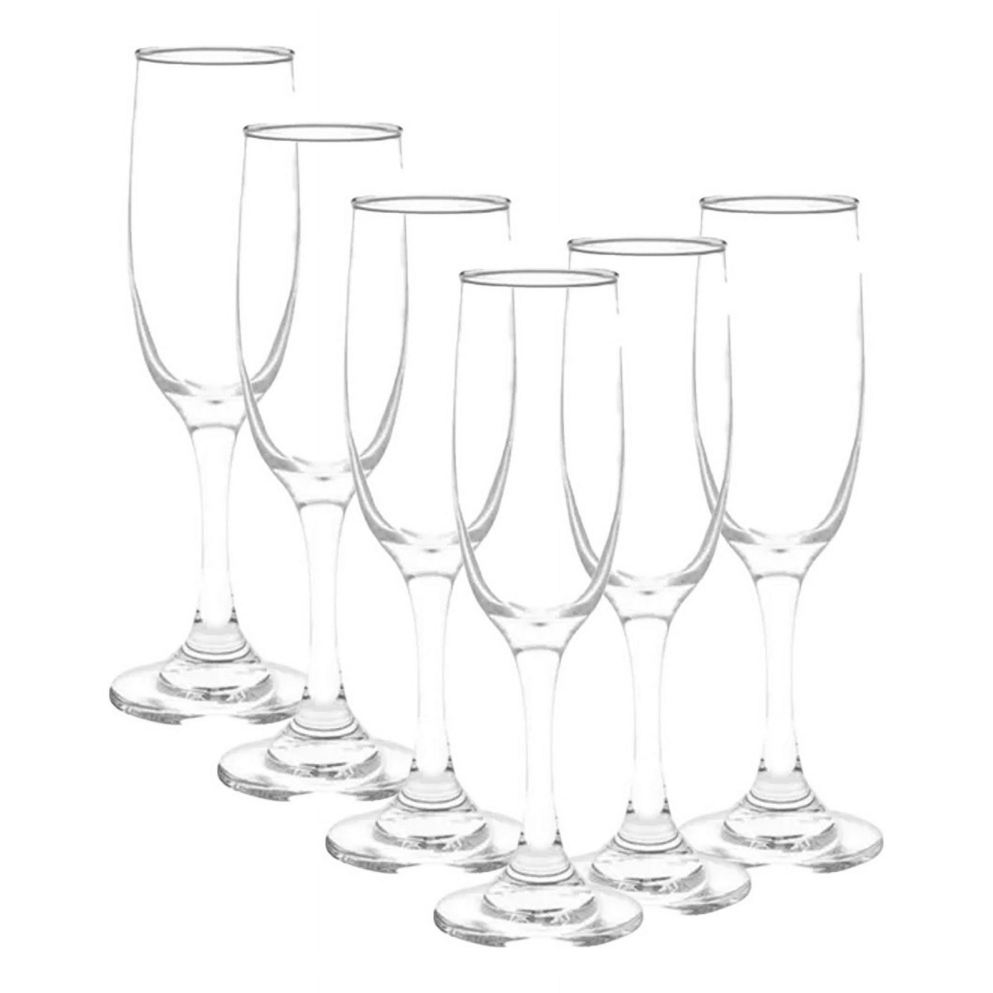 Disparo - Set 6 Copas De Champagne Flute Premiere 183 Ml