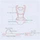 thumbnail image 2 of Ergonomic Carrier for Newborns & Infants: 0-36 Months, 3-in-1 Front Facing Kangaroo Baby Wrap Sling, 2 of 2