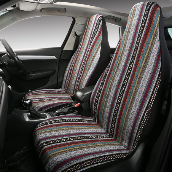 Fundas para asientos de coche PONYJOYUP Baja, 2 unidades, en la parte delantera