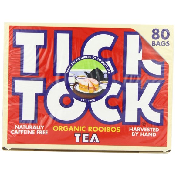 Té Tick Tock Rooibos Orgánico 80 Bolsas 200 g