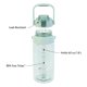thumbnail image 4 of Botella de agua Glad Tritan 1,8 L libre de BPA y resistente a fugas, 4 of 6