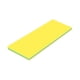 thumbnail image 5 of Colchoneta flotante de agua, colchón enrollable, piscina, balsa flotante, tumbona relajante para jugar a los niños, flotador para paseos en bote por e Amarillo Verde Naranja, 5 of 5