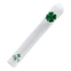thumbnail image 2 of Hoja Bordada Golf Alignment Stick Cover Case Holder PU Cuero Blanco, 2 of 5