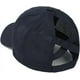 thumbnail image 2 of Gorra de béisbol con cola de caballo cruzada para mujer, ajustable, con moño alto y despeinado, de secado rápido, 2 of 7