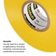 thumbnail image 4 of Cinta aislante 3M de vinilo escocés con codificación de colores 35, color amarillo, 4 of 6