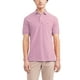 thumbnail image 1 of Polo Tommy Hilfiger de manga corta, corte regular, rosa, 1 of 3