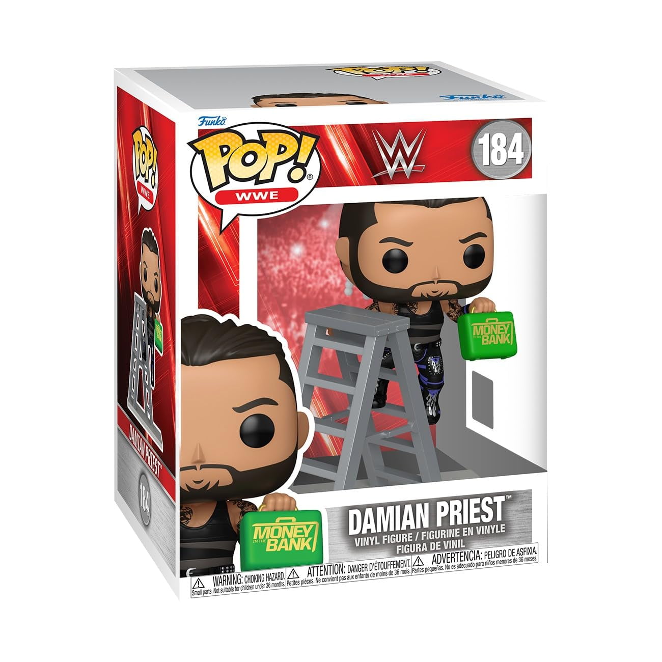 Figura De Vinilo Funko Pop Wwe Damian Priest 9,5 Cm