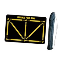 Ioensy - Alfombra De Entrenamiento De Pasos De Fútbol, Alfombra De Entrenamiento De Fútbol Para Uso Doméstico, Niño, Amarillo