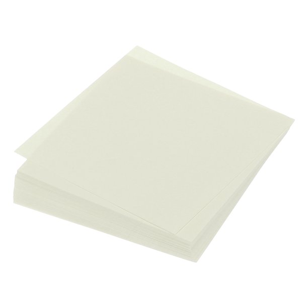 Papel de Origami Uxcell Doble Cara para Proyecto de Arte y Manualidades Principiante 100 Hojas Blanco Crema 3x3 pulgadas