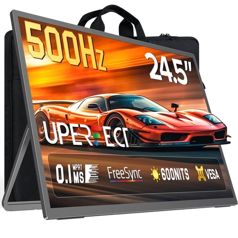 Monitor Portátil Para Juegos Uperfect Qled De 24.5'' 500Hz