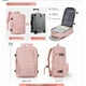 thumbnail image 2 of Mochila De Viaje Cabina Avión Impermeable 40lt Zapatos Usb, rosa, Puede separar zonas húmedas y secas, con compartimento independiente para zapatos., 2 of 8