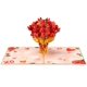 thumbnail image 5 of Tarjeta de Felicitación Frndly Rosas 3D Pop‑Up 20 cm x 15 cm, 5 of 5