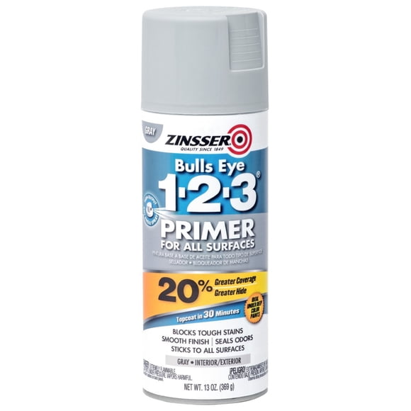 Imprimante Aerosol 1-2-3 Primer 369grs Gris Mate