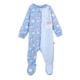 thumbnail image 1 of Pijama Bebé Niña Enterito Unicornio Celeste, 1 of 3