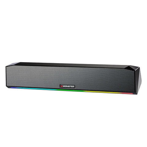 Parlante Gamer Rgb Barra Sonido 25W Monster G01 - Ps