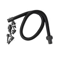 Magideal - Manguera De Bomba De Aire Inflable, Manguera De Aire De Bomba De Inflado, Manguera De Bomba De Aire De Repuesto (1 M), Manguera De Bomba Eléctrica Par Con 6 Conectores