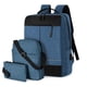 thumbnail image 1 of Three-piece Backpack Large-capacity USB Charging Business Casual Men's Oxford Cloth Computer Backpack, 1 of 3
