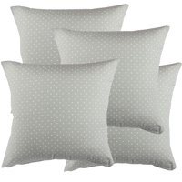 Masel - Set 4 Cojines Lona Española Matilde 50X50 Gris