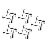 Magideal - 5 Piezas De Repuesto De Cuchilla Picadora De Carne De Acero Inoxidable, Piezas De 0,33 Pulgadas, Accesorios Profesionales, Cuchilla De Picadora Duable