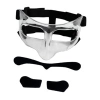 Ioensy - Máscara De Baloncesto Para Nariz Rota Para Fiesta De Softbol, Fútbol, Negro Claro Pegatina