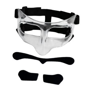 Ioensy - Máscara De Baloncesto Para Nariz Rota Para Fiesta De Softbol, Fútbol, Negro Claro Pegatina