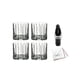 thumbnail image 1 of Juego de vasos Riedel Rock Glass 270 ml, transparente con vertedor de vino, 4 unidades, 1 of 9