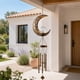 thumbnail image 2 of Campana De Viento Solar Led Decoración Jardín Colgante Hierro dorado LUNA, 2 of 9