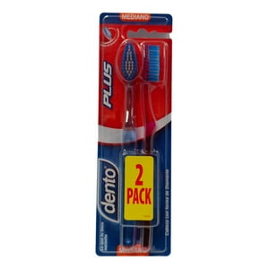 Colgate-Palmolive - Cepillo Dental Dento Pack X2 Mediano