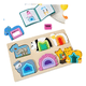 thumbnail image 1 of Juego de encaje y apilación de animales para niños madera #1, 1 of 3