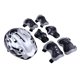thumbnail image 1 of 7 piezas ni?os bicicleta patinaje sobre ruedas rodillera codo mu?ecas conjunto gris, 1 of 5