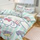 thumbnail image 1 of 3PCS Cinnamoroll Bedding Set Comforter Duvet Cover Set Quilt Cover for Kids Teens Bedroom Decoration, 1 of 5