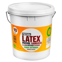 Pintura Látex Al Agua Poder Antihongo Damasco 10 Litros Passol
