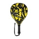 thumbnail image 4 of Raqueta de pádel, raqueta de tenis, buen control de la pelota, entretenimiento, equipo físico, núcleo EPE para parque, padres, niños, jardín, interior negro y amarillo, 4 of 5