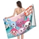 thumbnail image 4 of Baby Riki Toalla de playa de secado rápido con diseño temático, regalo para mujeres y niñas, ideal para cumpleaños, fans, amantes de la música, uso en la playa o al aire libre, 78 × 150 cm, 4 of 6